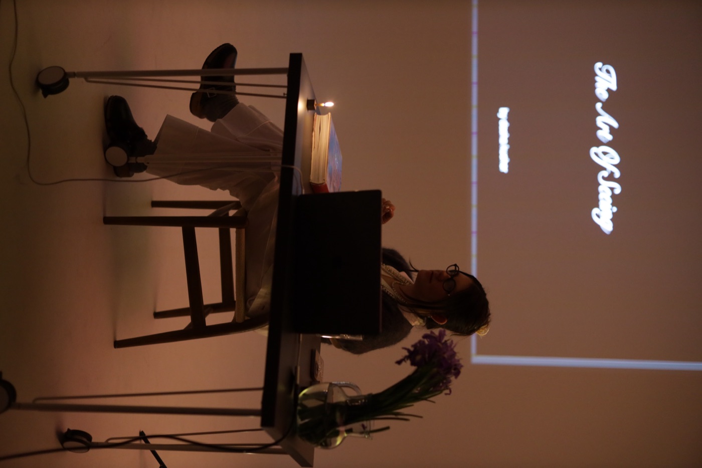 Audience at a talk inside IMAGINE Studio